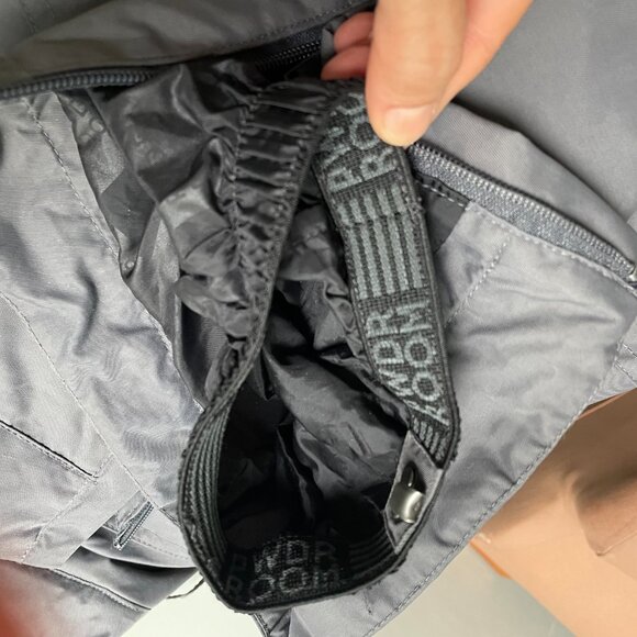 Powder Room grey flare snow pants low rise - Picture 3 of 10